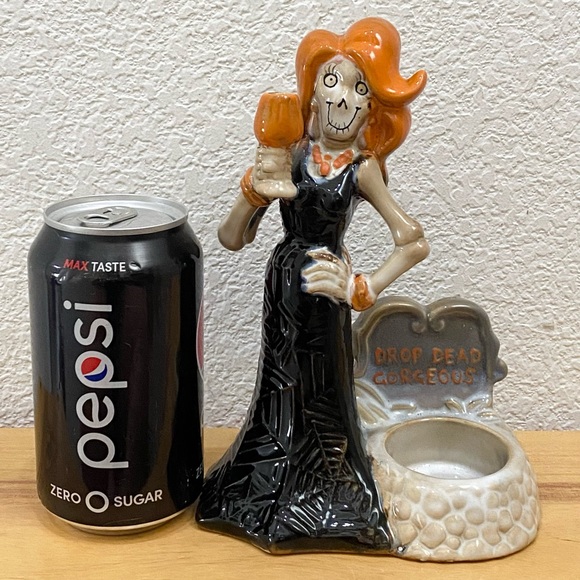 Yankee Candle Boney Bunch Drop Dead Gorgeous Halloween Tea Light Candle Holder - Picture 3 of 13